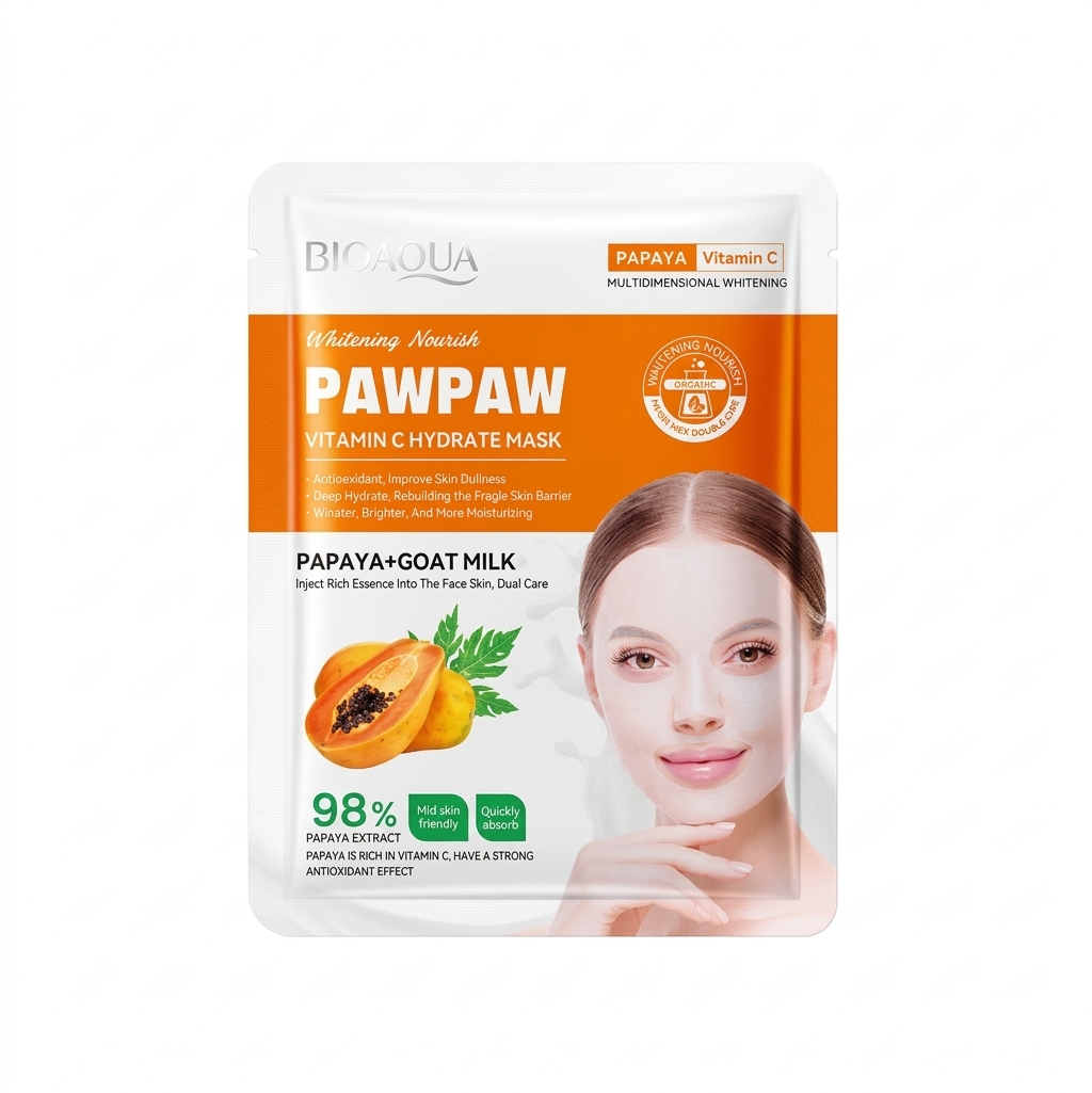 BIOAQUA Paw Paw Vitamin C Papaya Sheet Mask